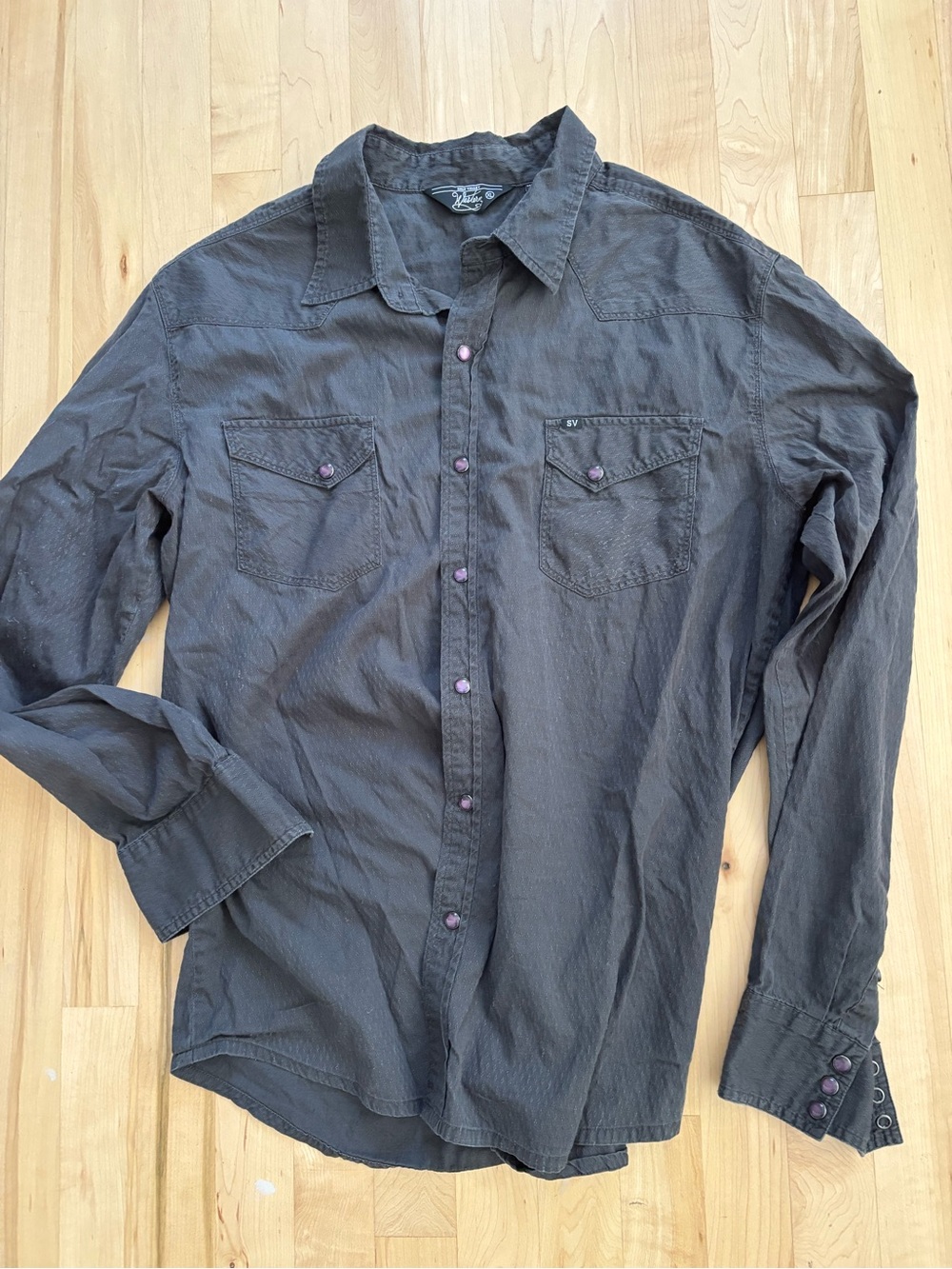 Salt Valley Western XL Men's Long Sleeve Button Front Shirt